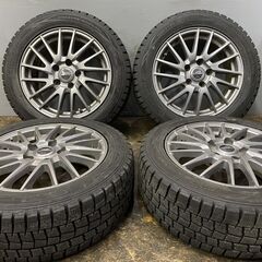 DUNLOP WM01 205/55R16】スタッドレス【A-TECH SCHNEIDER 16インチ 6.5