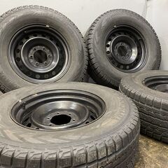 【YOKOHAMA ice GUARD G075 265/70R17】スタッドレス【トヨタ FJクルーザー 純正ホイール 17インチ 7.5J6HPCD139.7】2017年製　(VTL475)クレジットカード QRコード決済可能 YOKOHAMA ice GUARD G075 265/70R17】スタッドレス【トヨタ FJ