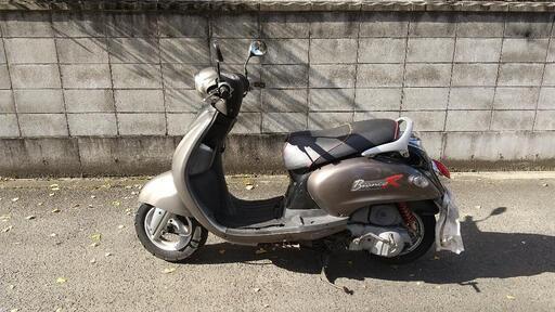 (お取引中)ヤマハ  スクーター ビーノビアンコR 125cc 原付二種  自賠責付 特注リアキャリア お取引中)ヤマハ スクーター ビーノビアンコR 125cc 原付二種 自賠責付