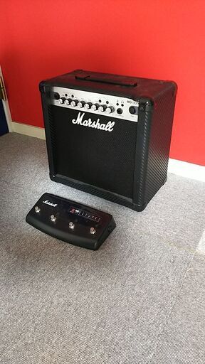 【ギターアンプ ＋ ﾌｯﾄｺﾝﾄﾛｰﾗｰ】Marshall MG15CFX (マーシャル)