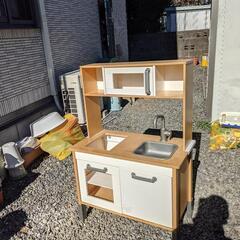 【ネット決済】木製キッチンセット