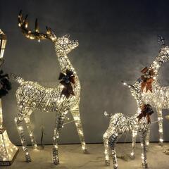クリスマス装飾　トナカイ　街灯　小物　多数