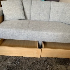 2人掛けソファー 二人掛けソファー 収納 リクライニング