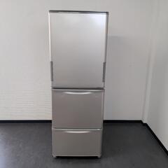 【ネット決済・配送可】SHARP　350L　冷凍冷蔵庫　2018年製