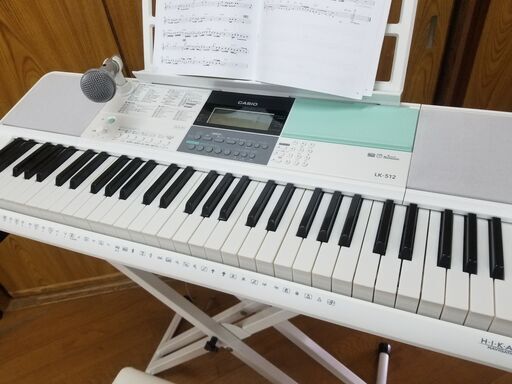 【綺麗】CASIO キーボードフルセット 初めてのピアノに 2019年製