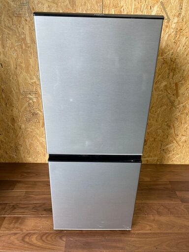 【AQUA】 アクア ノンフロン 冷凍 冷蔵庫 容量126L 冷凍室46L 冷蔵室80L AQR-J13J 2019年製.