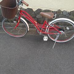 【ネット決済】ミヤタ美品🌟女の子自転車、22インチ、変速機付き