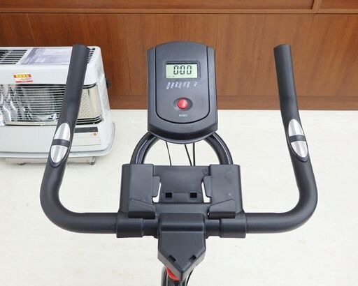 千歳市/恵庭市 10kgホイール スピニングバイク CY-S703 無段階負荷調整 フィットネスバイク 健康器具 トレーニング