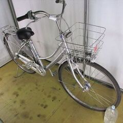 B557限定特価　整備済み★ブリヂストン　Tough Loop　シルバー★ 中古自転車 【27インチ 】 強い自転車をお探しの方は是非(*^▽^*)