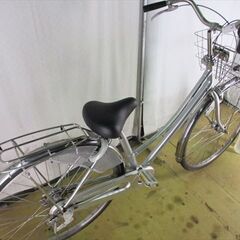 B557限定特価　整備済み★ブリヂストン　Tough Loop　シルバー★ 中古自転車 【27インチ 】 強い自転車をお探しの方は是非(*^▽^*)