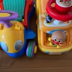 【ネット決済】子供用　室内　乗り物　アンパンマン　3台セット