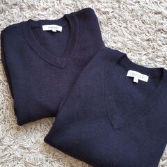 スクールセーター  紺色　サイズ140  2枚で200円
