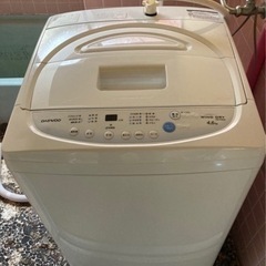 【美品】2021.5.26購入 4.6kg洗濯機