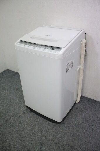 日立 BW-V70F 全自動洗濯機 ビートウォッシュ 7kg ホワイト おいそぎコース 2020年製 HITACHI  中古家電 店頭引取歓迎 R4577)
