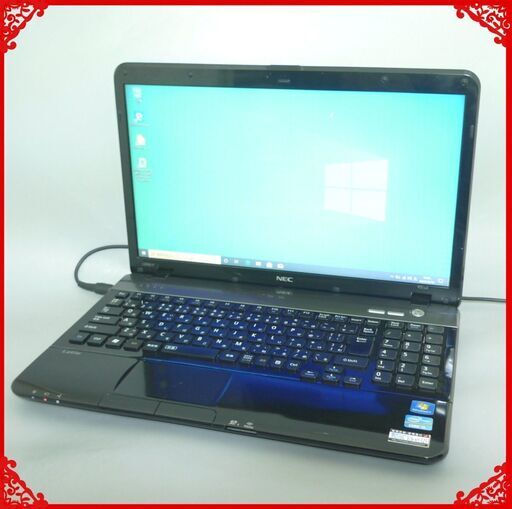 新品爆速SSD ブラック ノートパソコン 中古良品 15.6型 NEC PC-LS550FS1SB 第2世代Core i5 4GB Blu-ray 無線 Wi-Fi Windows10 Office