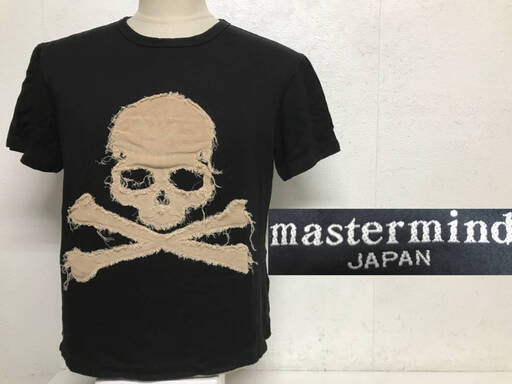 ⭕⭕⭕KY5/42 MASTER MIND マスターマインド 半袖 パイル スカル Tシャツ ブラック L トップス カットソー⭕⭕⭕