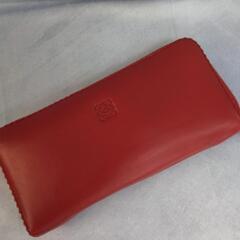 LOEWE　レディース長財布　オレンジ系