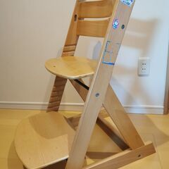 【交渉中】【出品②】チャイルドチェア　木製　子供用椅子