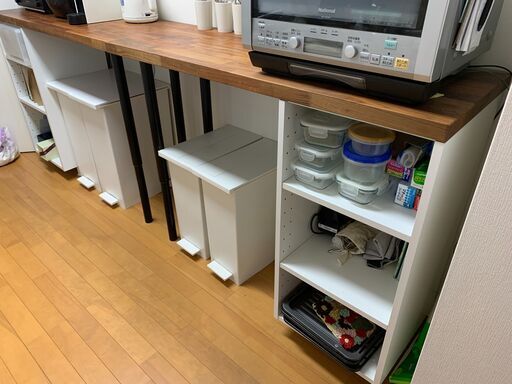 【値下げしました】IKEAキッチンカウンター　2台で1万円！1台のみ購入も可能です