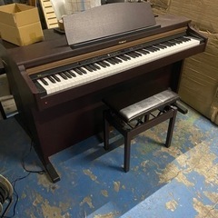 Roland 電子ピアノ HP103D イス付き 一部難あり 北MZ