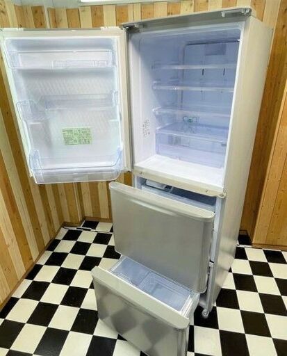 美品　冷蔵庫　SHARP SJ-W352E-S 2020年製　シルバー　350L　どっちでもドア　3ドア　キッチン　料理　住まい