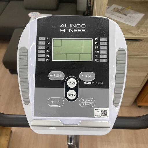 エアロバイク アルインコ プログラムバイク 6段階負荷 定価約18800円 ランニングマシン フィットネス トレーニング