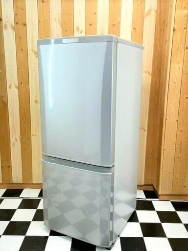 冷蔵庫　MITSUBISHI MR-P15C-S 2018年製　シルバー　146L 2ドア　単身様　キッチン　料理　住まい　引っ越し