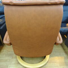 EKORNES ストレスレスチェア ロイヤル オットマン付き ブラウン 本革 レザー エコーネス リクライニングチェア 北欧 西岡店