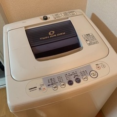【取り引き決まりました】【無料】TOSHIBA洗濯機　2007年製