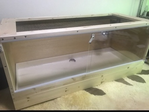 爬虫類　ケージ　１１０cm 引き出し式　自作　中古品 爬虫類 ケージ 110cm 引き出し式 自作 中古品