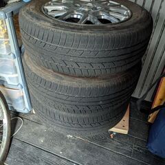 冬用タイヤ　ホイルつき　4本　195/65R15　5×100