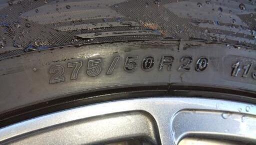 275/50R20ヨコハマ スタッドレス 使用1000キロ未満ほぼ新品 ベンツGLE バリ溝美品 - 車のパーツ