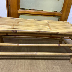 【決まりました】竹製ベンチ