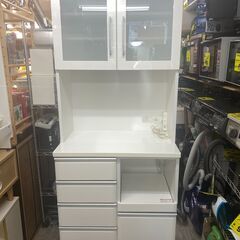 近隣送料無料☆キッチンボード スライドレール仕様 鏡面仕上げ 幅79.5 