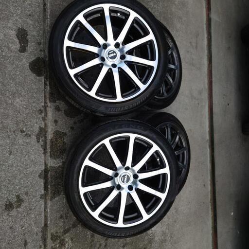 TRDホイールタイヤ引き取り限定 最終値下げ本日売れない場合業者に流します！！ TRD 18インチ ホイール＆タイヤ 引き取り限定
