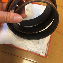 エルメスバックル付きリバーシブルベルト