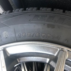 スタッドレスタイヤ&ホイール4本セット 155/65R14 ブリザック