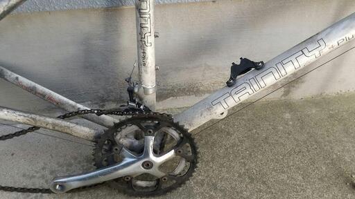 ロードバイク ロードバイク用クロモリのフレーム、ディレイラーなど付属
