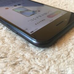 おおむね美品 iphone7 jetblack 32GB SIMフリー バッテリー100％