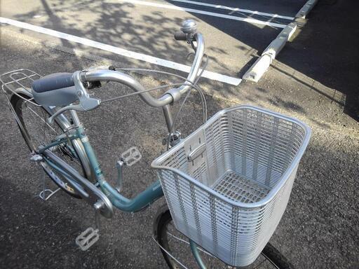 中古自転車1752 前後タイヤ新品！ ブリヂストン CU63P 26インチ