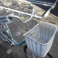 中古自転車１７５２　前後タイヤ新品！　ブリヂストン　CU63P　２６インチ　３段ギヤ　LEDダイナモライト　アルミフレーム　ハンドルロック　ステンレス部品多用 中古自転車1752 前後タイヤ新品！ ブリヂストン CU63P 26インチ