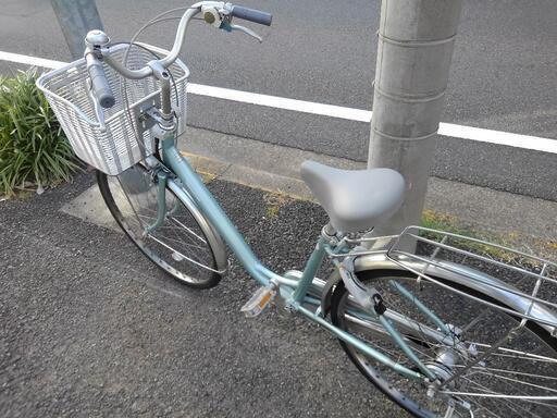 中古自転車1752 前後タイヤ新品！ ブリヂストン CU63P 26インチ