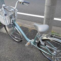 中古自転車1752 前後タイヤ新品！ ブリヂストン CU63P 26インチ