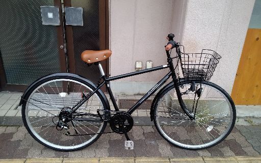 Active Style[アクティブ スタイル]27吋 シティーサイクル 外装6段/ブラック