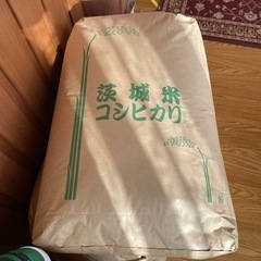 令和３年度茨城県産コシヒカリの玄米です。３０ｋｇ