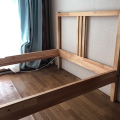 IKEAシングルベッド枠のみ