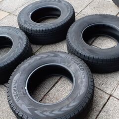 ランクル80で2シーズン使用！265/70/16国産スタッドレスまだまだ溝あります！