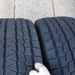 ランクル80で2シーズン使用！265/70/16国産スタッドレスまだまだ溝あります！