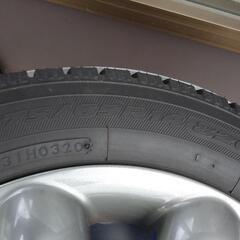 [お取引中]FIATパンダ:純正アルミホイール付きスタッドレスタイヤ4本