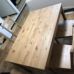 【ネット決済】【商談中】IKEA ダイニングテーブルセット　ヨッ...
